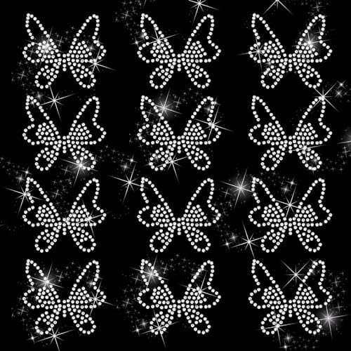 Wholesale T Shirts Custom Printing Heat Press Rhinestone Transfers Heart Shape Rhinestone Heat Transfers