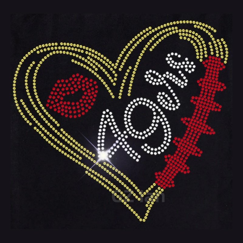 49ers Custom Rhinestones Transfer Sport Team NFL Football SF Motif Hot-fix Iron On Rhinestone Transfer For Shirt