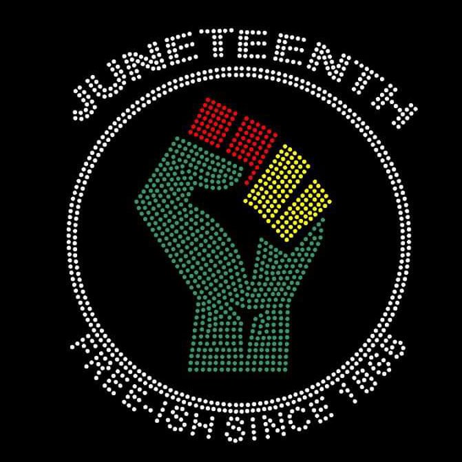 Juneteenth Designs Bling Hot Fix Motifs Heat Transfer Rhinestone