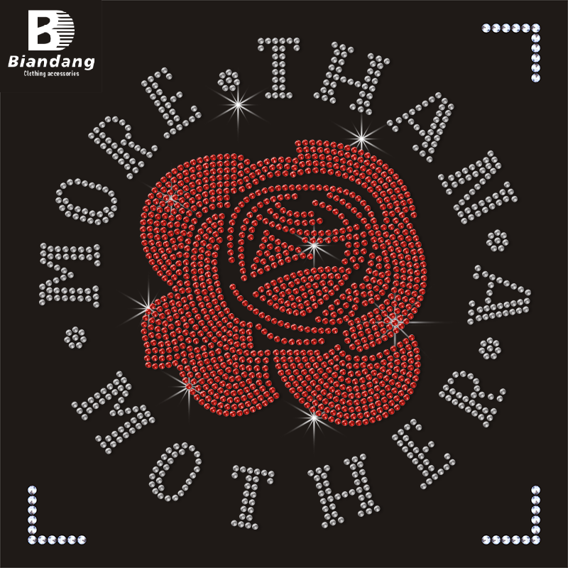 Hotfix Motif Transfer Designer Custom Mom Designs Rhinestone Template Mother's Day Hotfix Motif Transfer