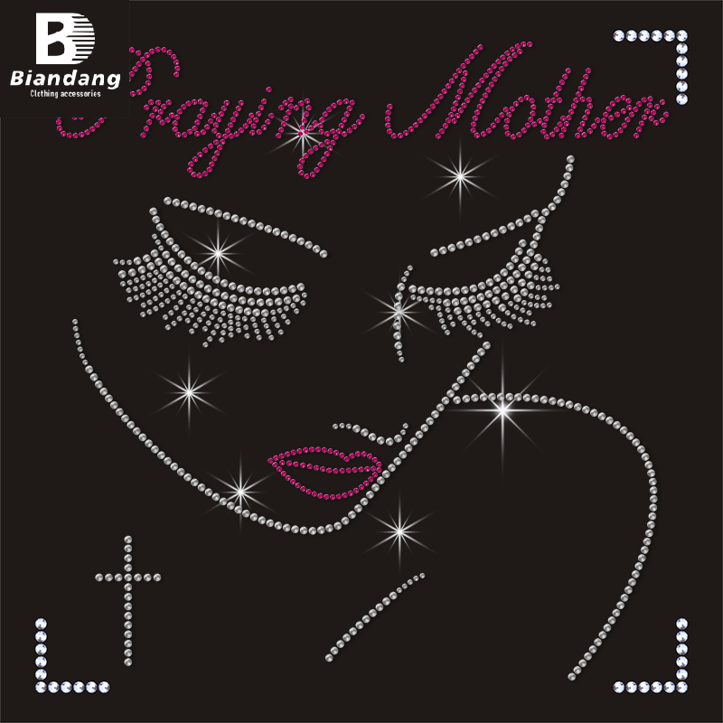 Hotfix Motif Transfer Designer Custom Mom Designs Rhinestone Template Mother's Day Hotfix Motif Transfer