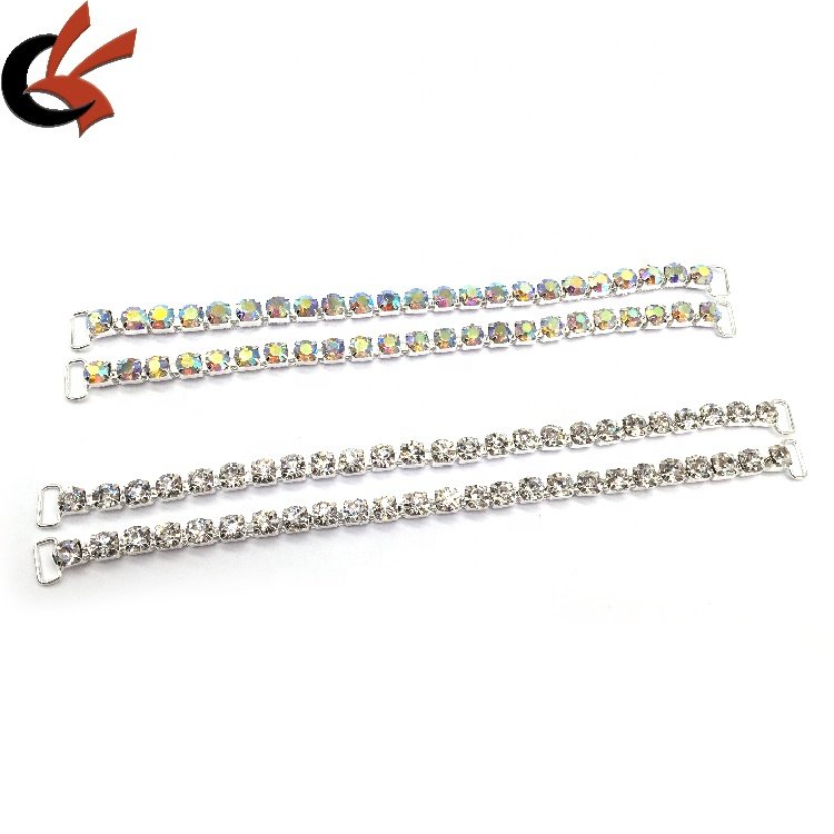 Swimwear Bikini Accessories Summer Fashion Rhinestone Single Row Bikini Connector for Women Sexy Bikini 2024 Buckles Handmade