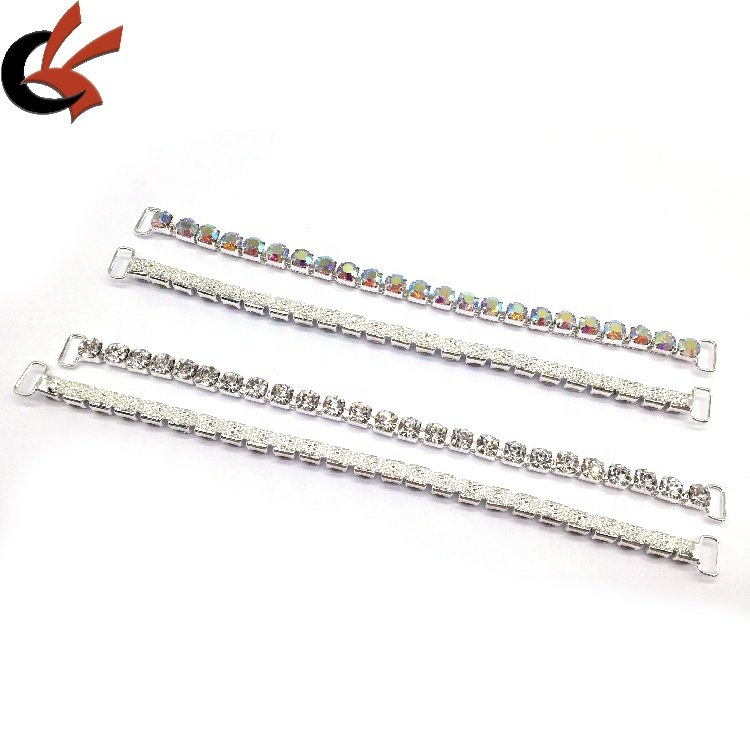 Swimwear Bikini Accessories Summer Fashion Rhinestone Single Row Bikini Connector for Women Sexy Bikini 2024 Buckles Handmade