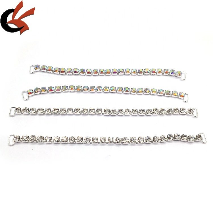 Swimwear Bikini Accessories Summer Fashion Rhinestone Single Row Bikini Connector for Women Sexy Bikini 2024 Buckles Handmade