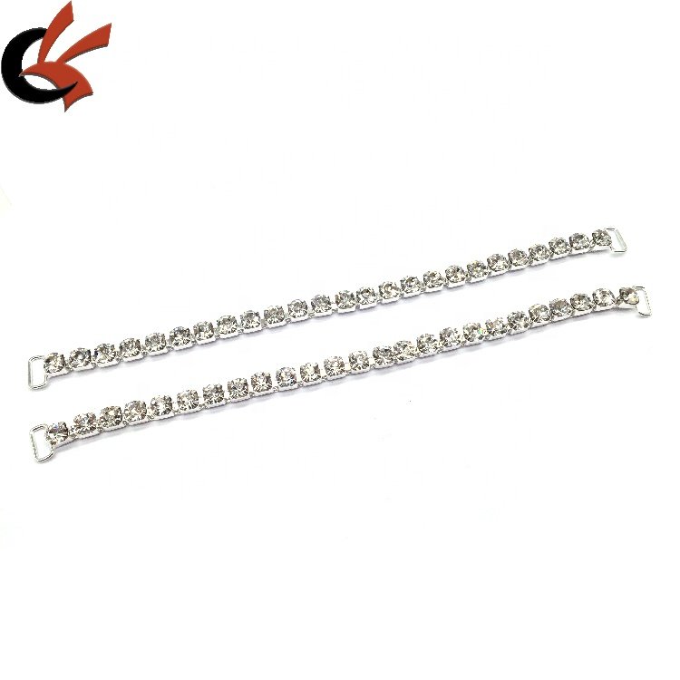 Swimwear Bikini Accessories Summer Fashion Rhinestone Single Row Bikini Connector for Women Sexy Bikini 2024 Buckles Handmade