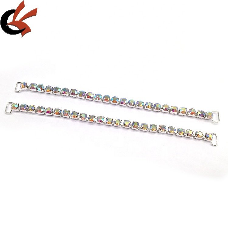 Swimwear Bikini Accessories Summer Fashion Rhinestone Single Row Bikini Connector for Women Sexy Bikini 2024 Buckles Handmade