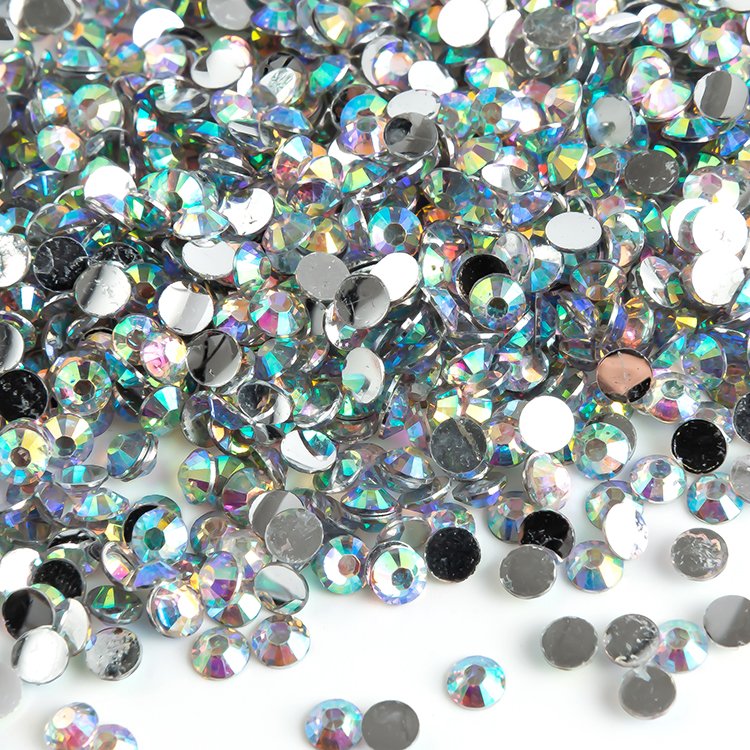 High quality low price rhinestone supplier rhinestone art decoration rystal AB glass rhinestone