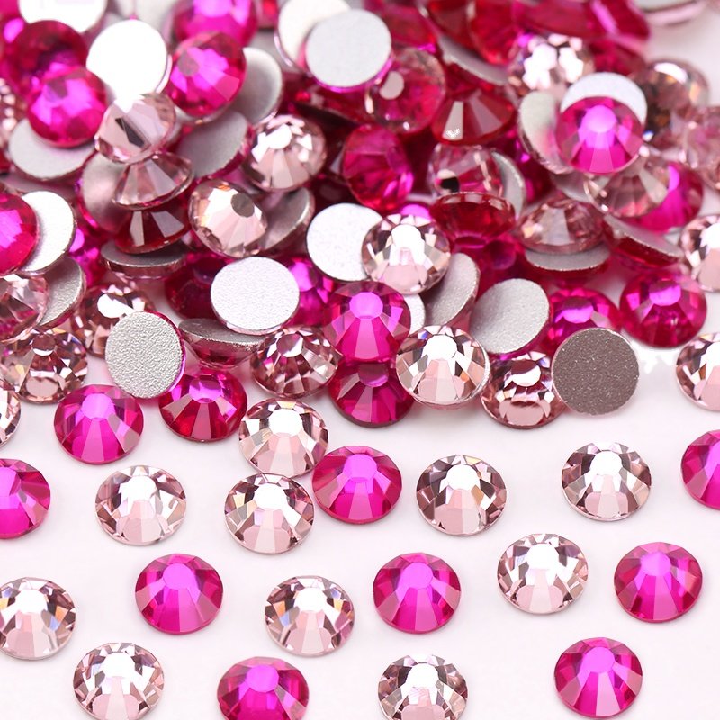 Glitters Crystal Flatback Glue On Loose 3d Glitter Crystal Christmas Rhinestones Nail Gems Rhinestone Bulk