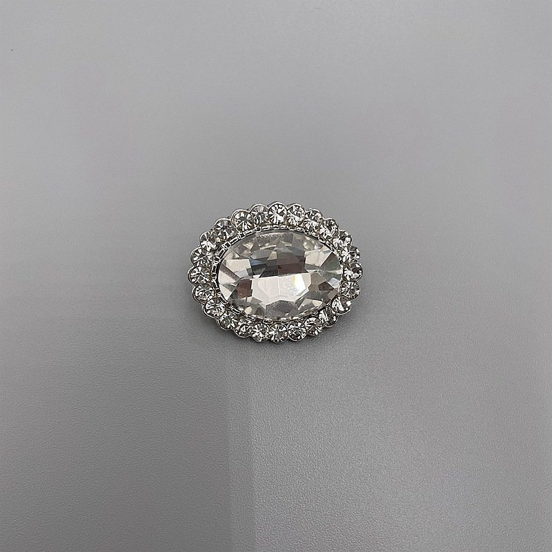 JFFB018 Vintage Fancy Crystal Glass Baroque Flatback Rhinestone Buttons For Diy Crafts Decoration Embellishment
