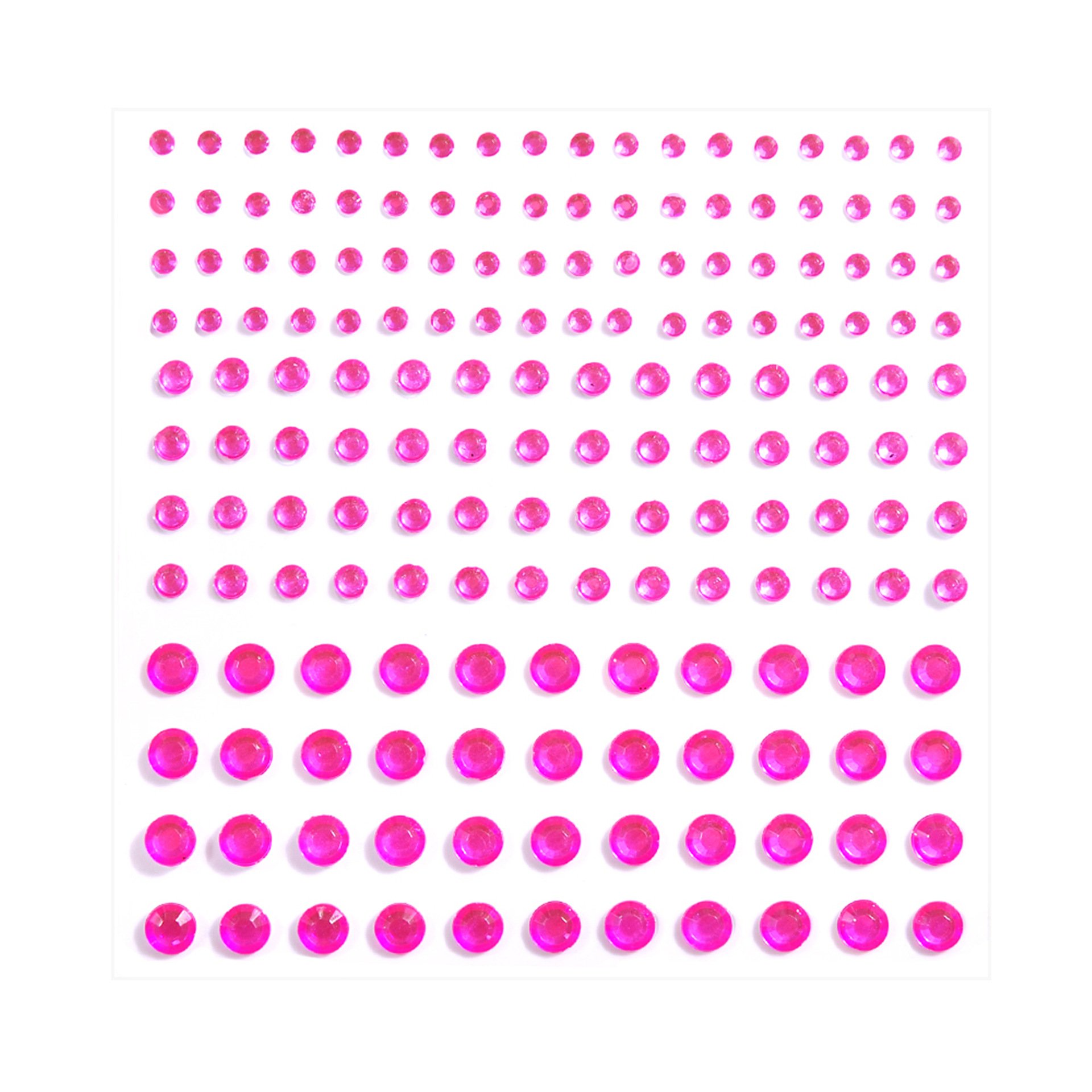 Round 3/4/6mm Self Adhesive Rhinestone Sticker Gems, Adhesive Stick On Diamantes, Adhesive Crystal Stones for Craft