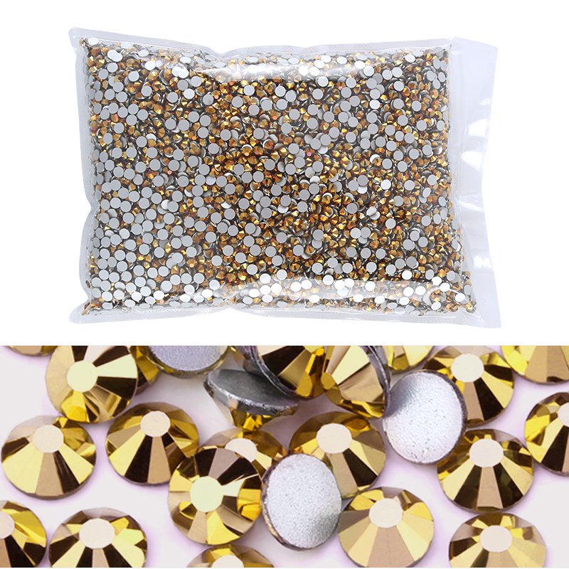 Radiant Shine Luxurious Diamond Rhinestones with Crystal Back Flat Ultimate Brilliance Crystal Rhinestones