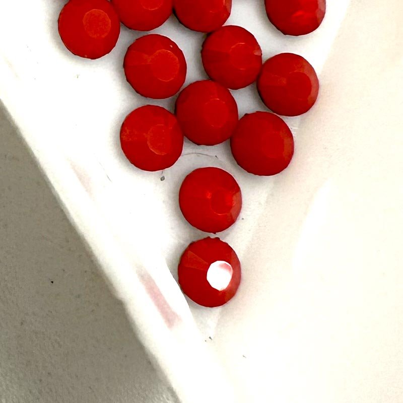 Top quality 70000 pcs packing ss10 coral colour hot fix rhinestone for rhinestone transfer