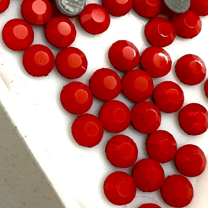Top quality 70000 pcs packing ss10 coral colour hot fix rhinestone for rhinestone transfer