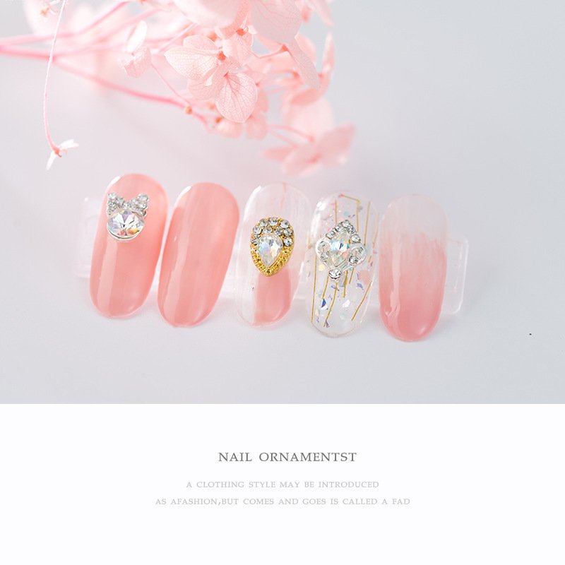 3D Crystal AB Color Flat Back Rhinestones Nail Art DIY Crafts Gemstones with Nail Art Gem Stones