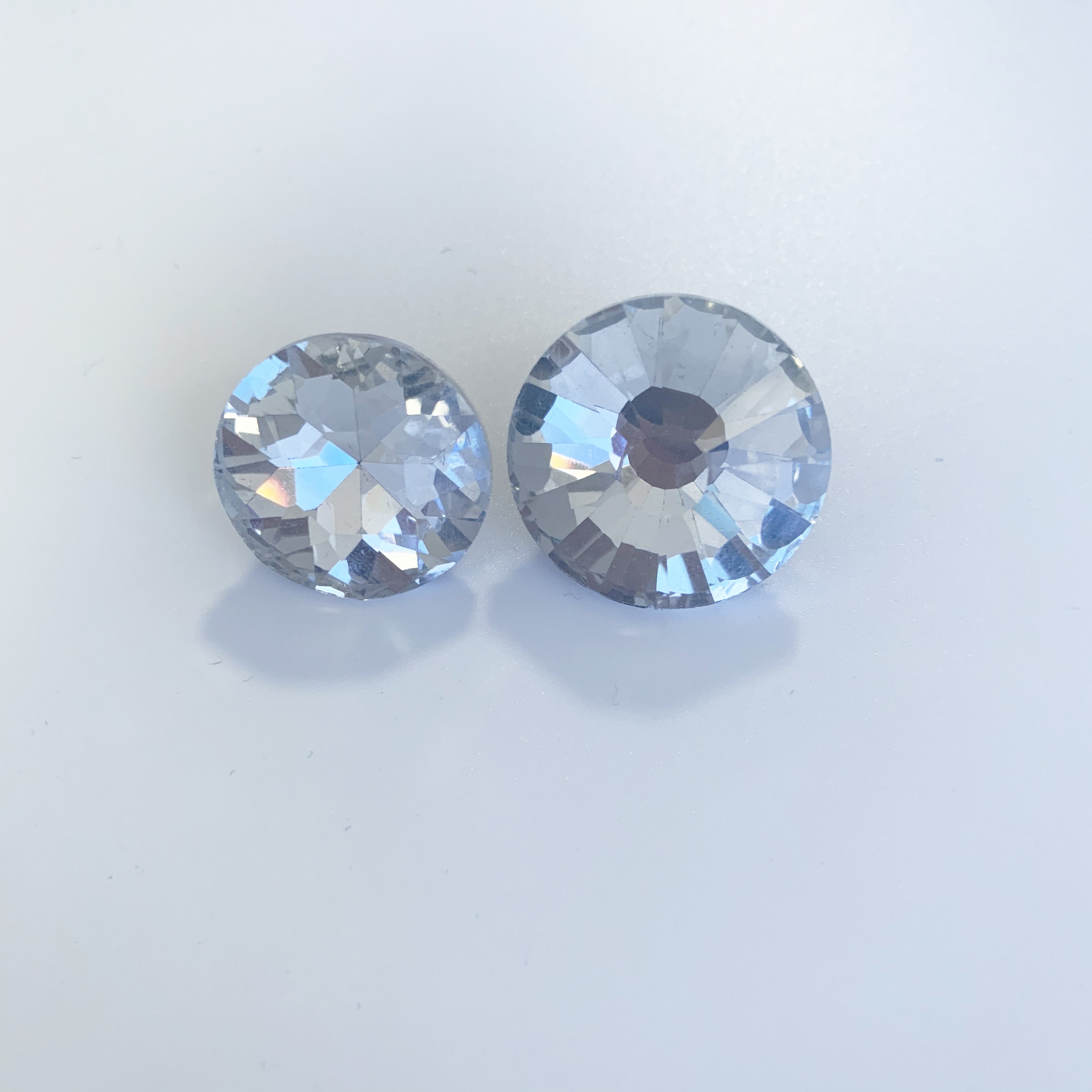 Factory Price Clear Rhinestone Glass Crystal Shank Button For Furniture