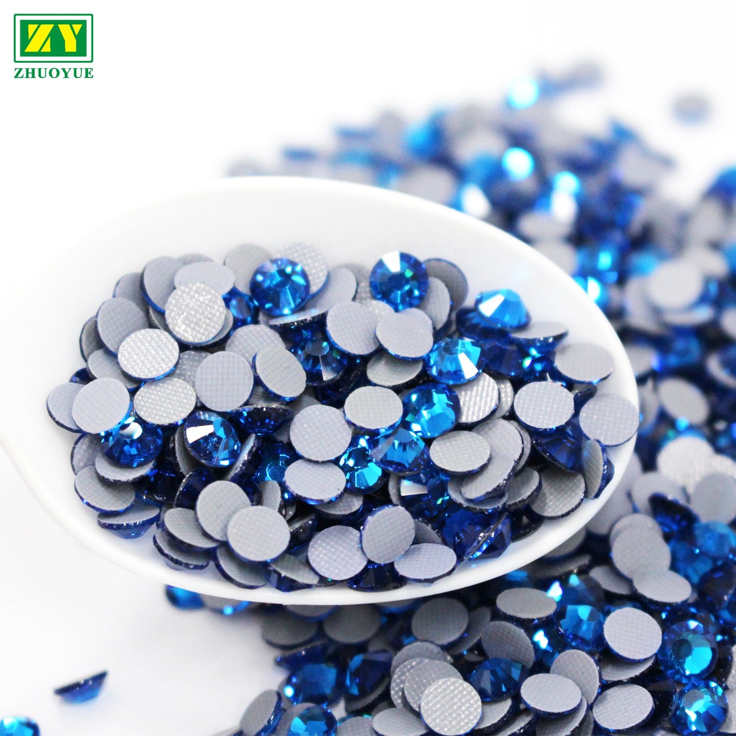 Spot Wholesale High Quality MC Flat Bottom Hot Fix Rhinestone For Garment Processing Accessories