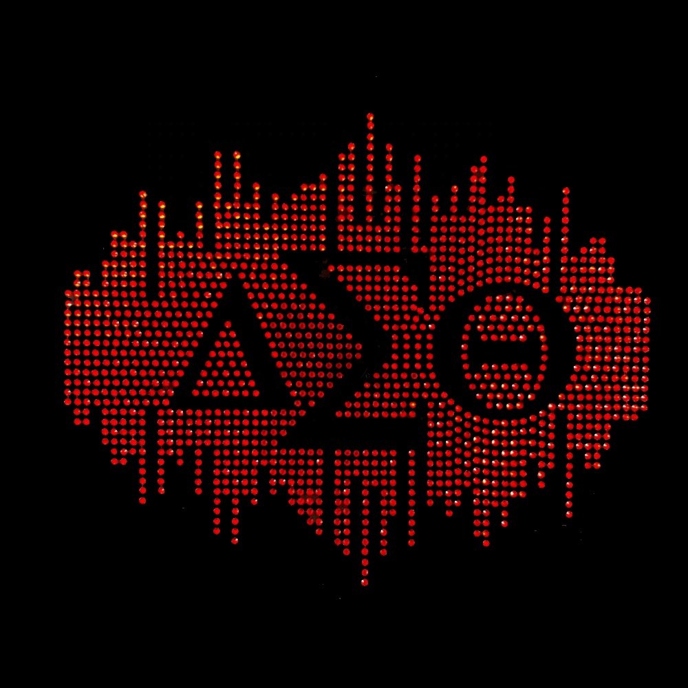 Custom Delta Logo Bling Sigma Theta Sorority Rhinestone DST 1913 Iron on Transfer Crystal Flatback Motif Rhinestones