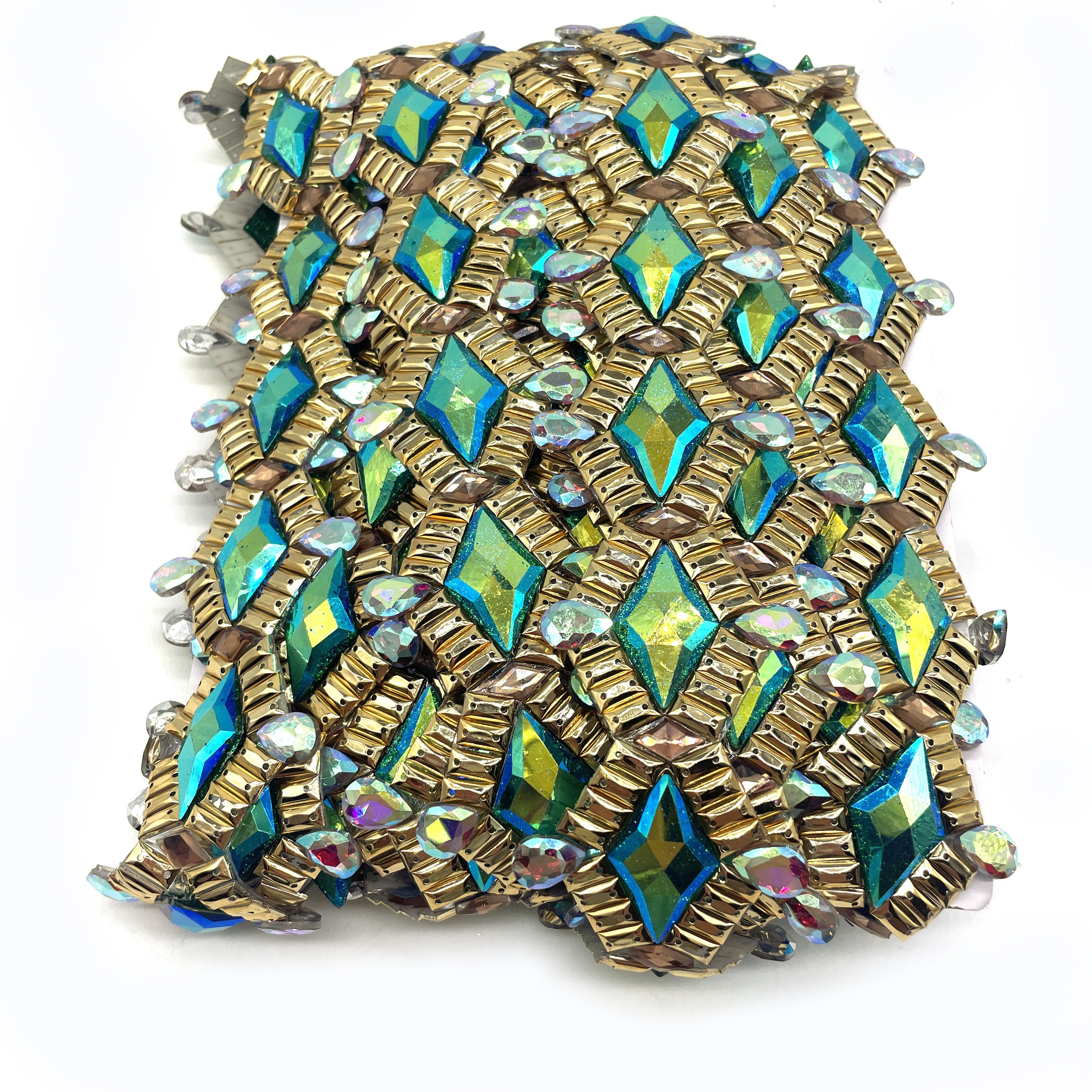 Custom Color Rhinestone & Crystal Iron Trim Hot Fix Melt Glue for DIY Clothing Decorative Applique Toronto Carnival Accessory