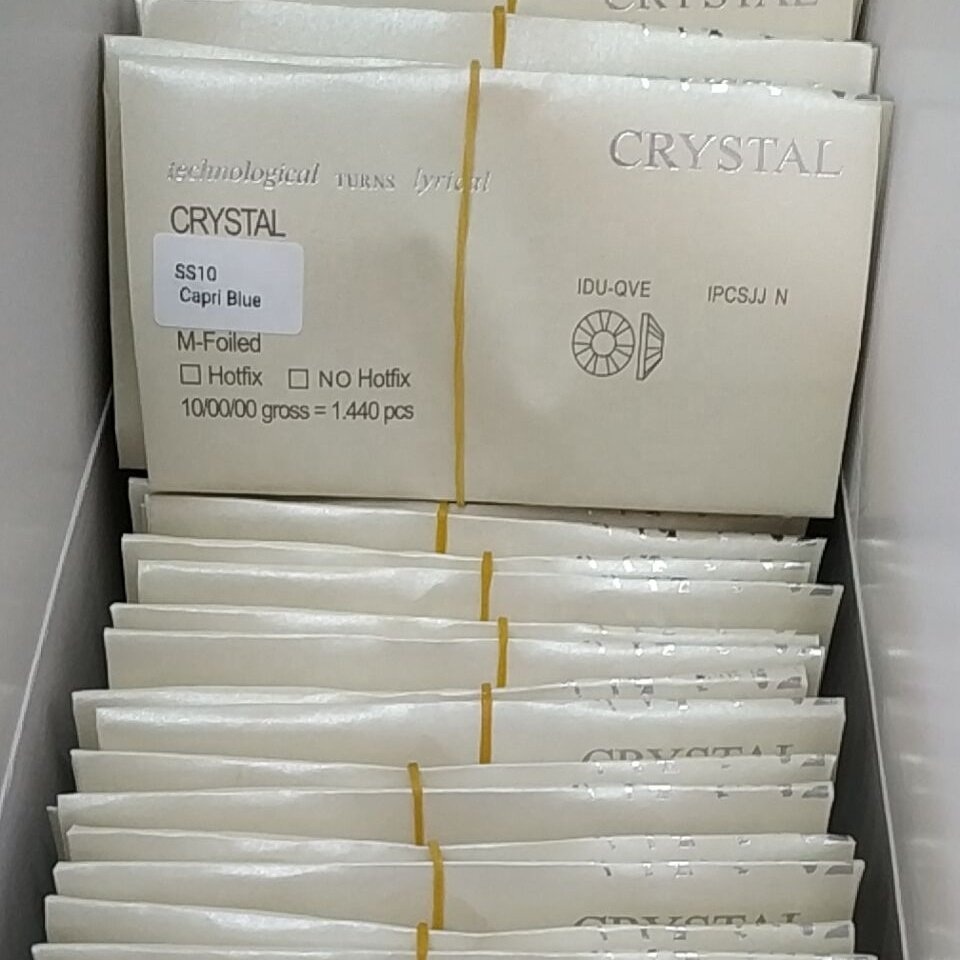 yantuo Factory Wholesale SS20 Crystal AB Flat Back Crystals Non Hot Fix AB Rhinestones For cups