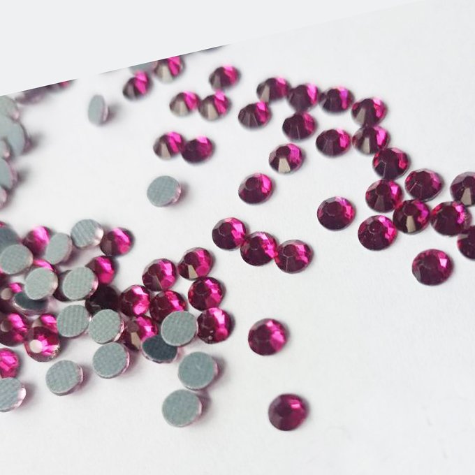 loose flat back hot fix rhinestones in bulk