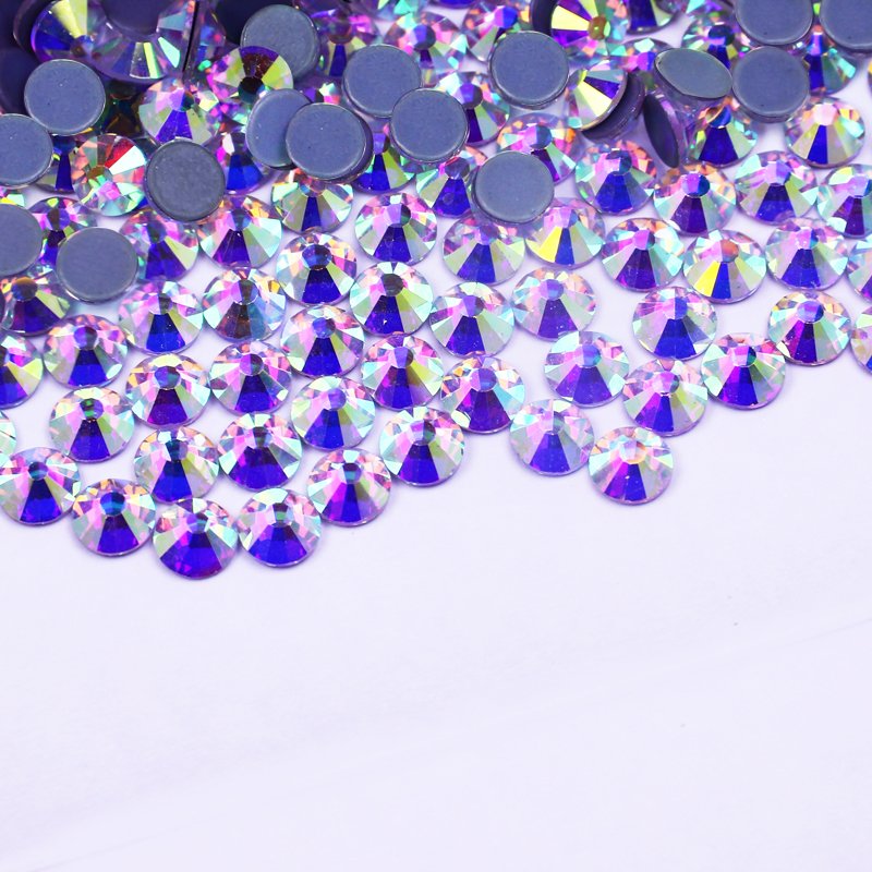 China Crystal AB Hot fix Rhinestone For Dress Hot fix Strass