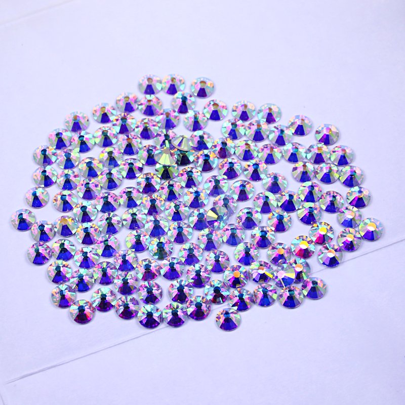 China Crystal AB Hot fix Rhinestone For Dress Hot fix Strass