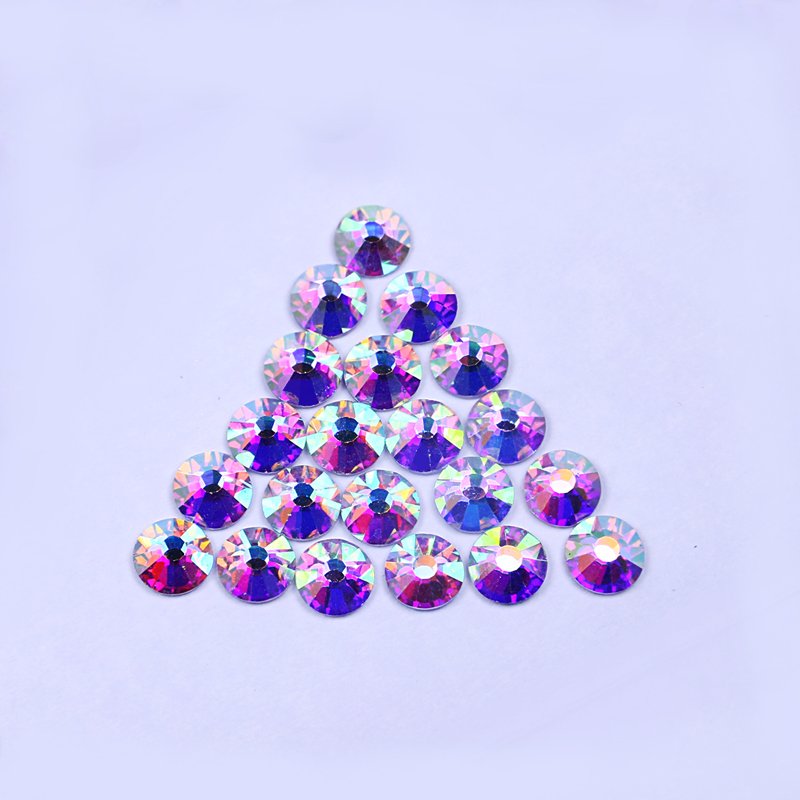 China Crystal AB Hot fix Rhinestone For Dress Hot fix Strass