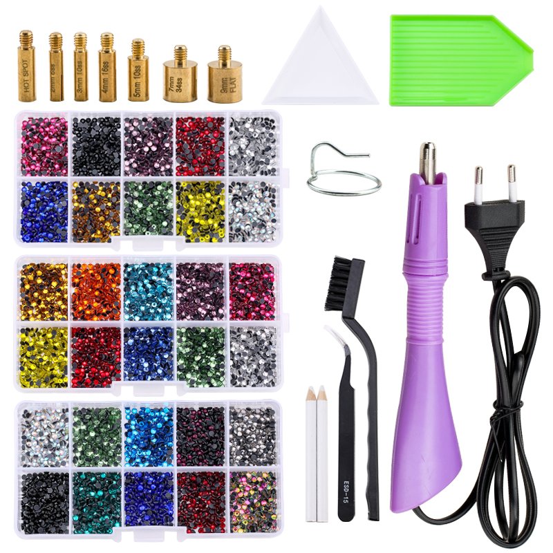 Factory Directly Sale Rhinestone Kit New Useful Hot Fix Kit Hot Fix Applicator for Wedding Dress Shoes