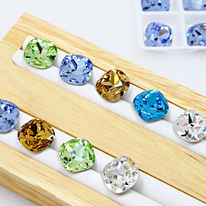 Square rhinestones PointBack k9 Fancy Stone wholesale rhinestone crystal beads For jewelry 3d nail art garment diy accessories