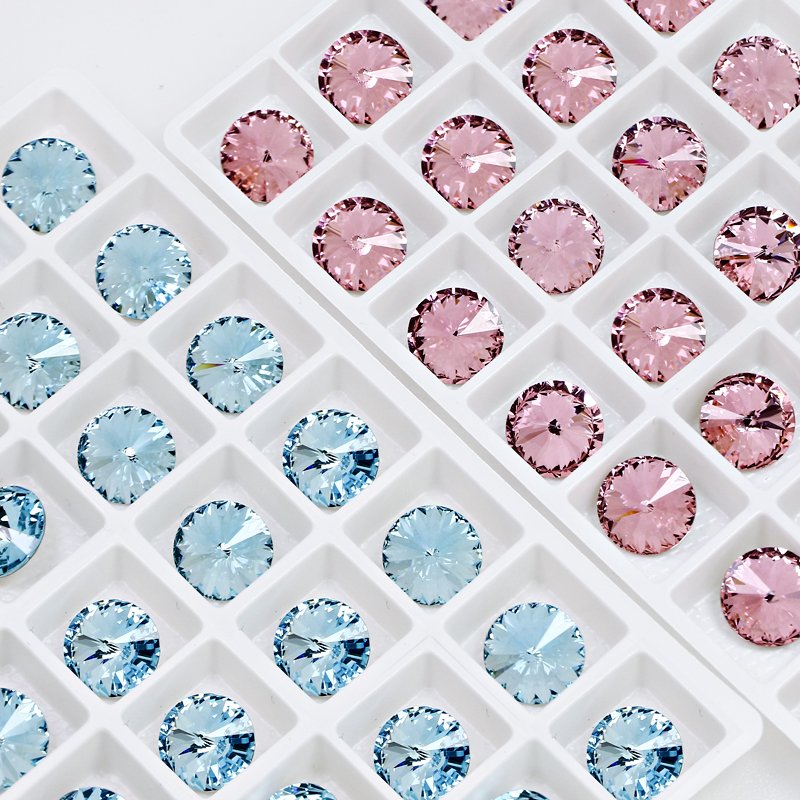 12mm Rivoli glass rhinestones k9 crystal Fancy Stone Wholesale lead-free crystal Beads for jewelry making diy accessories