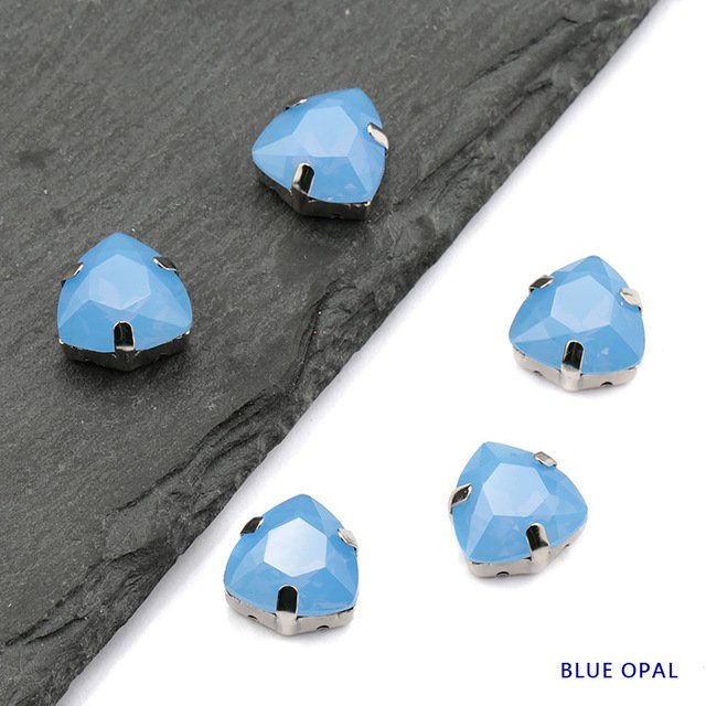 Triangular Shield Shape Sew Rhinestone Claw Setting Rhinestones With Claw For Diy Handmaking