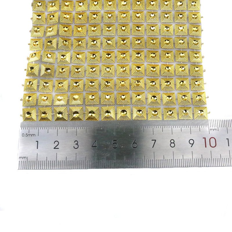 Plastic Bling Rhinestone Diamond Mesh Ribbon Wrap Pyramid Wrap for Wedding Cake Vase Decorations Party Supplies 60Ft