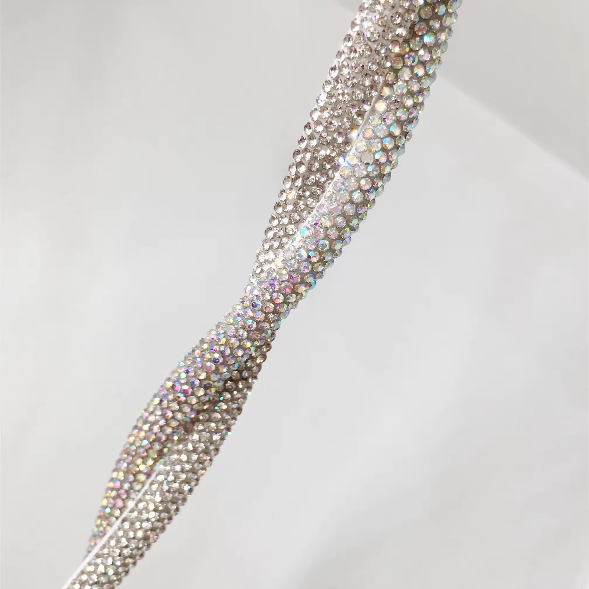 SINRONG No. 4 /5 row semi-round drill rope No. 4 /6 row round tube rope flash tube shoe bag clothing DIY