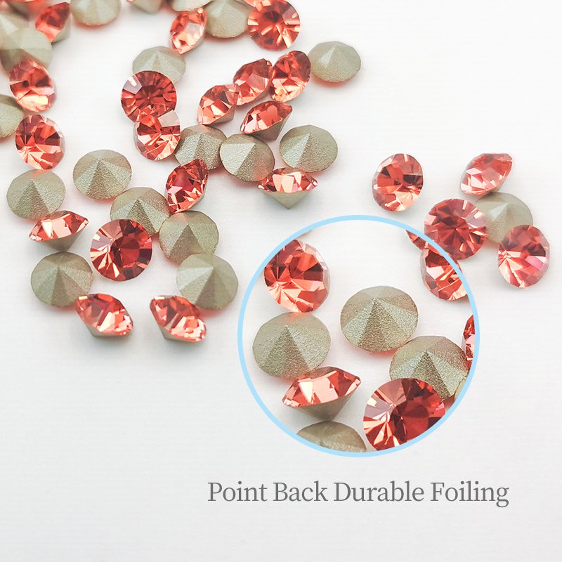HighStandard 100% Made in the Czech Republic Preciosa Maxima Poinback Rhinestones