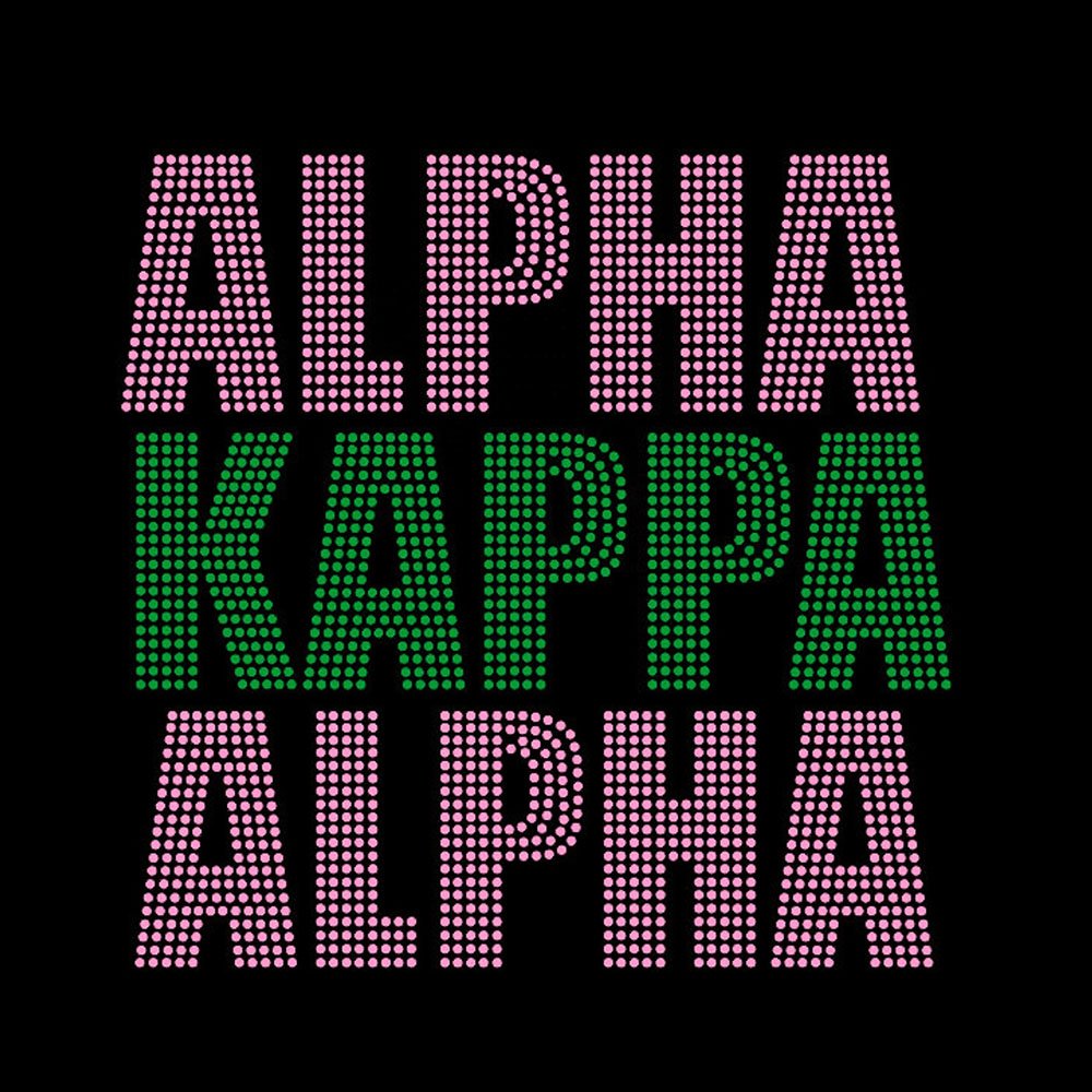 Alpha sorority bling transfer patches1908 aka hot fix rhinestone iron on design applique custom motif