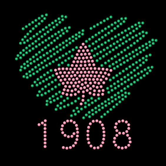 Alpha sorority bling transfer patches1908 aka hot fix rhinestone iron on design applique custom motif
