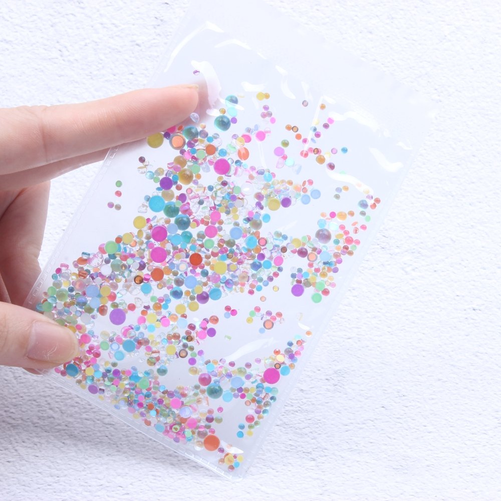 New Aurora Candy Colors Mermaid Nail Beads Crystal Rhinestones Many Colors Flatback Round Glue On Strass Stones DIY 3D Nail Art