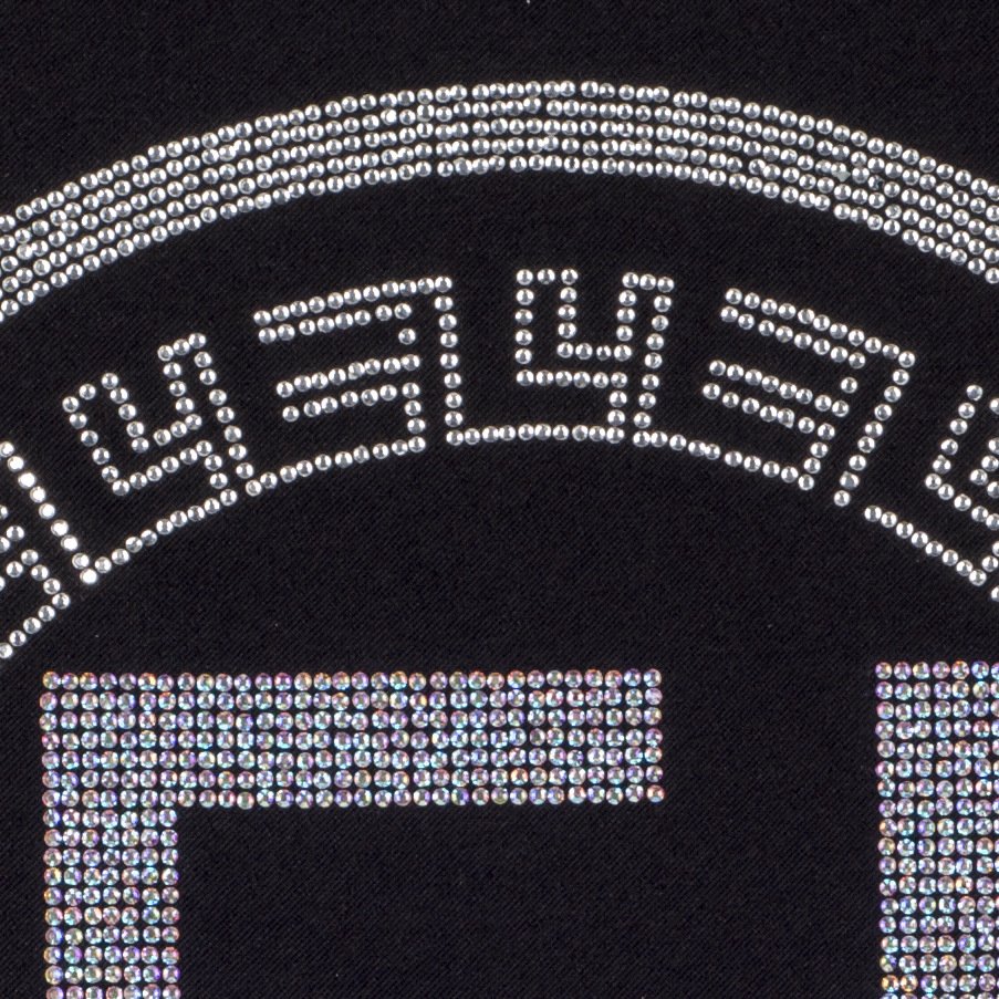 New Design Wholesale Hoodie Bling Sheet Rhinestone Heat Iron On Transfer For T-Shirts
