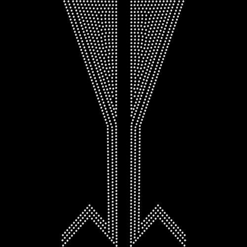 cheer bow rhinestone transfer bowknot rhinestone motif iron on