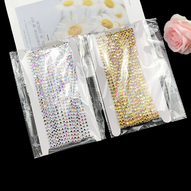 Diy Clothes Accessories Sewing Material Trim Plastic Acrylic Rhinestones Chain Costume Dress Upholstery Lace