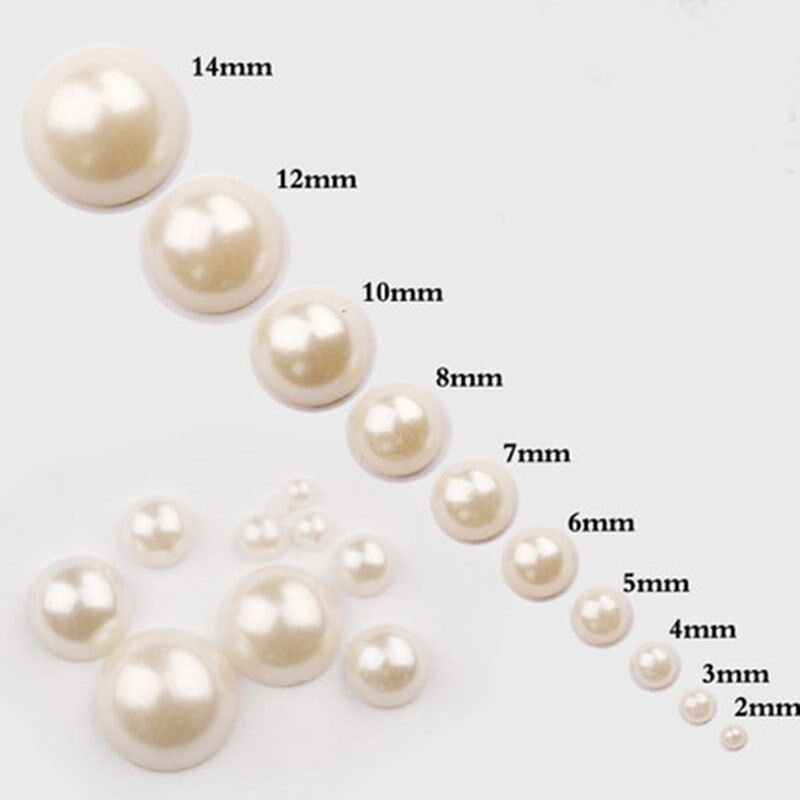 Yantuo Fast Delivery Bulk Rhinestone Pearls ABS Half Pearls