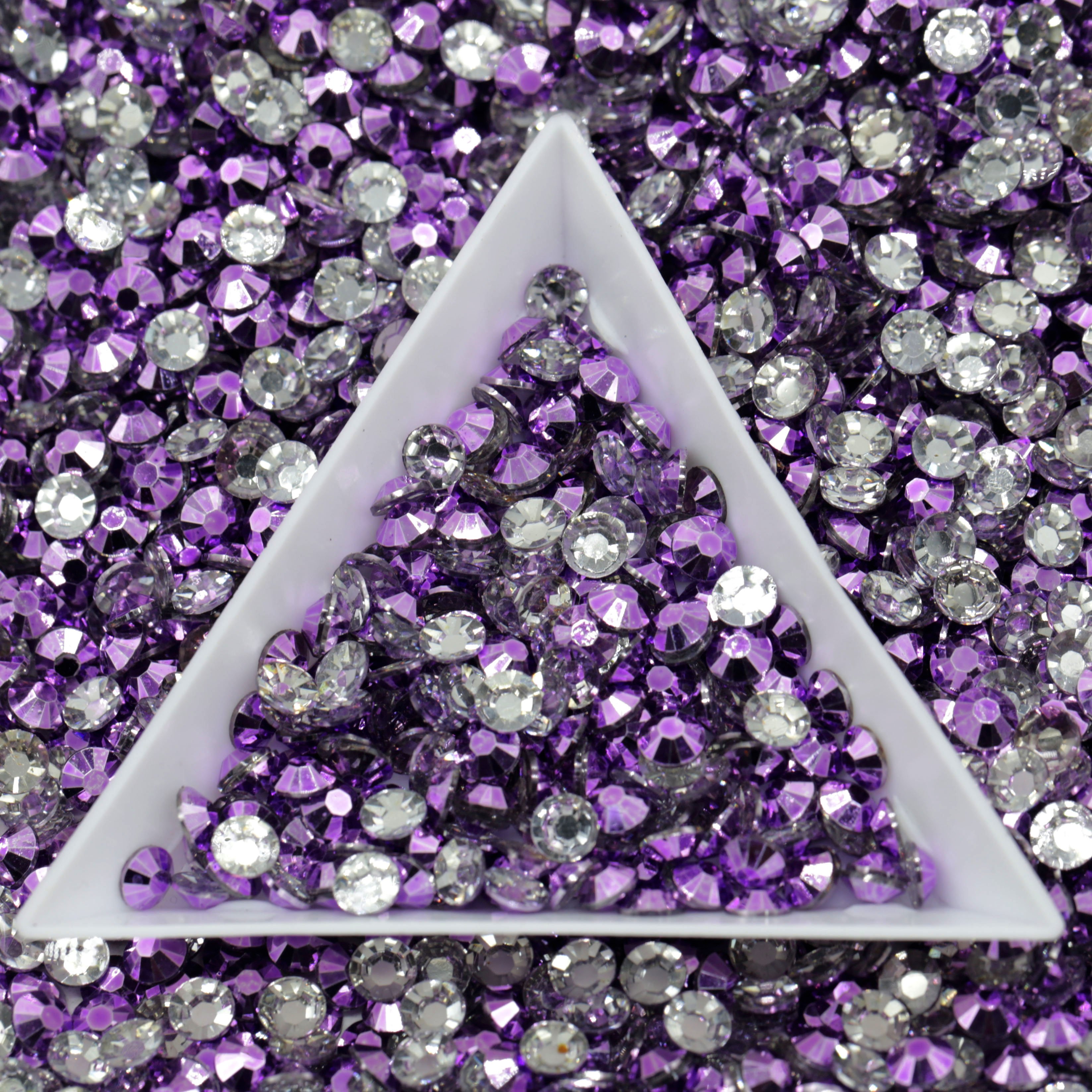Xulin Wholesale 3mm 4mm 5mm Non Hot Fix Flatback Crystal Stones Resin Rhinestones For DIY Crafts