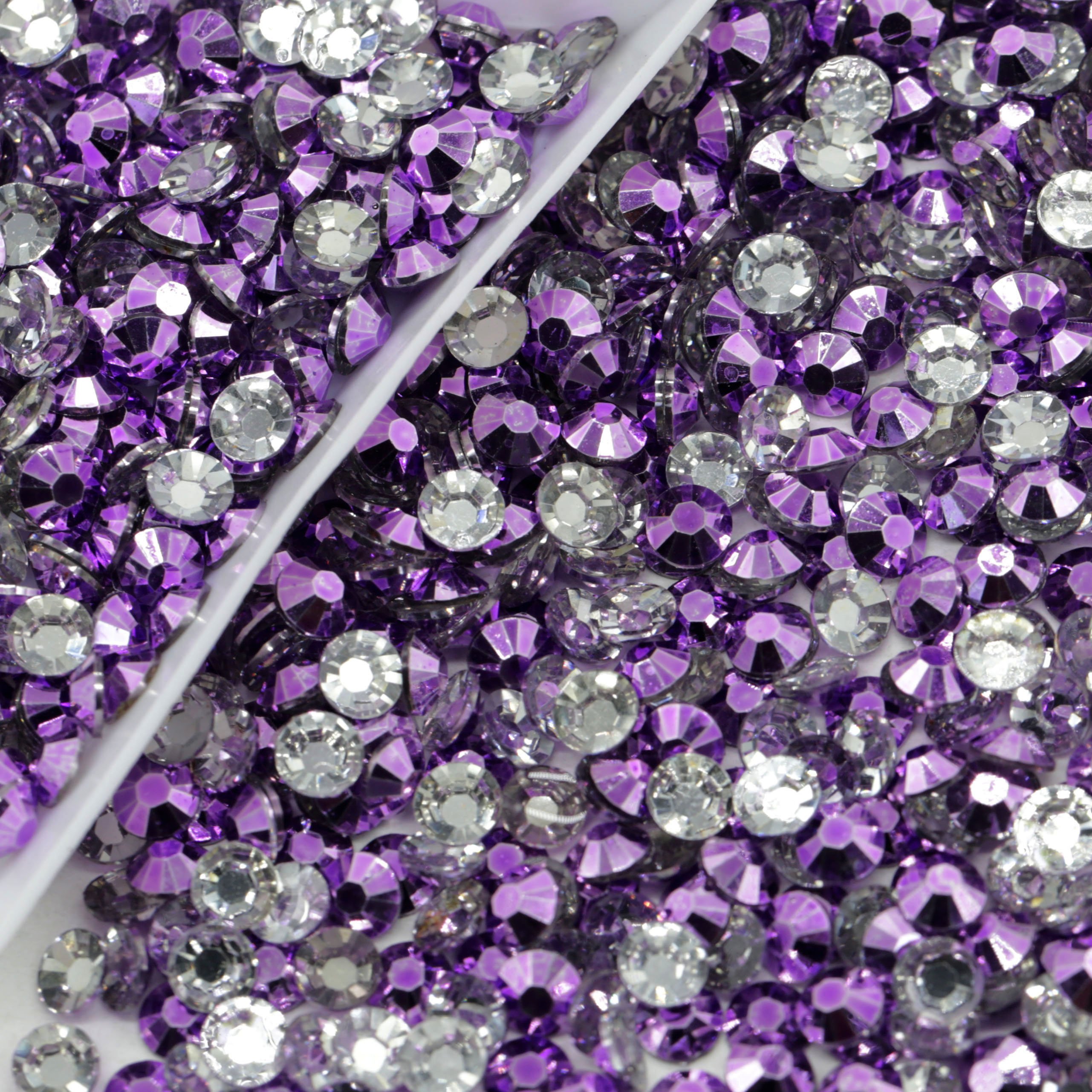 Xulin Wholesale 3mm 4mm 5mm Non Hot Fix Flatback Crystal Stones Resin Rhinestones For DIY Crafts