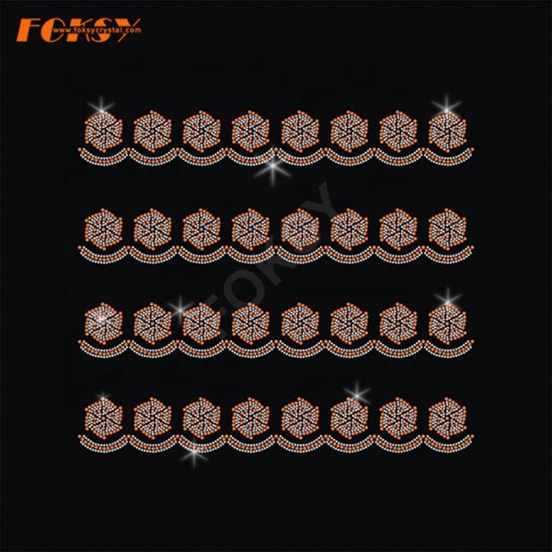 Custom Heat Transfers Hotfix Rhinestone Hijab Muslim Motif For Women Scarf