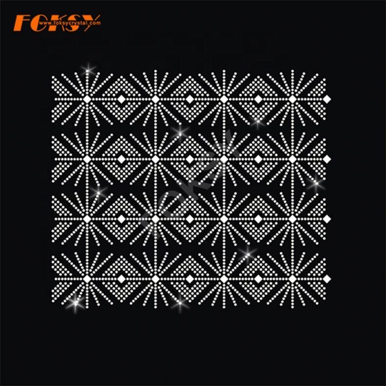 Custom Heat Transfers Hotfix Rhinestone Hijab Muslim Motif For Women Scarf