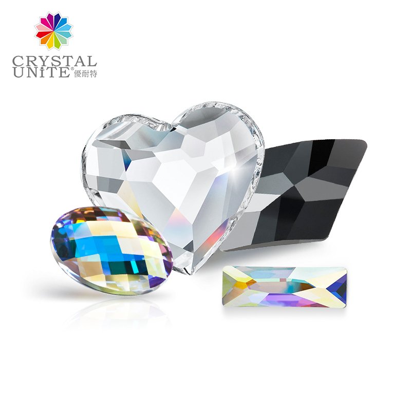 CRYSTAL UNITE Art.# U2555 Rectangle Flat Back Hot Fix Rhinestones for Clothing Accessories and Home Decor
