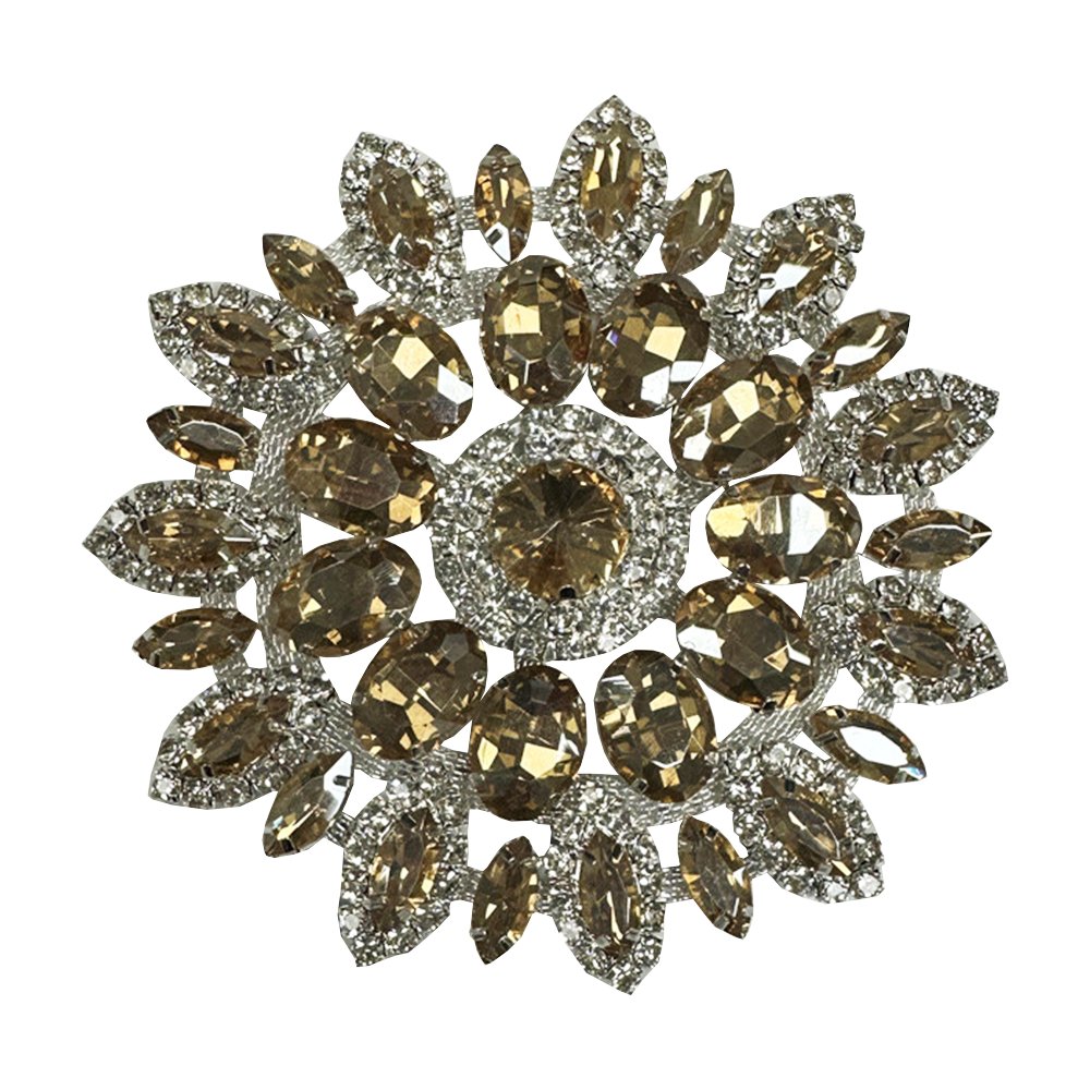 NI.AI Shiny Diamond Sewing Trim Crystal Silver Plating Accessories Burnt Welding Hand Sewn Glass Rhinestones For Garment