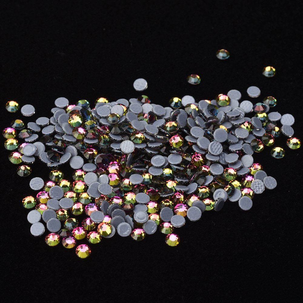 Yantuo Wholesale hot fix rhinestones ss10 Bling VM Flat Back Hot Fix Glass Rhinestone For Dress
