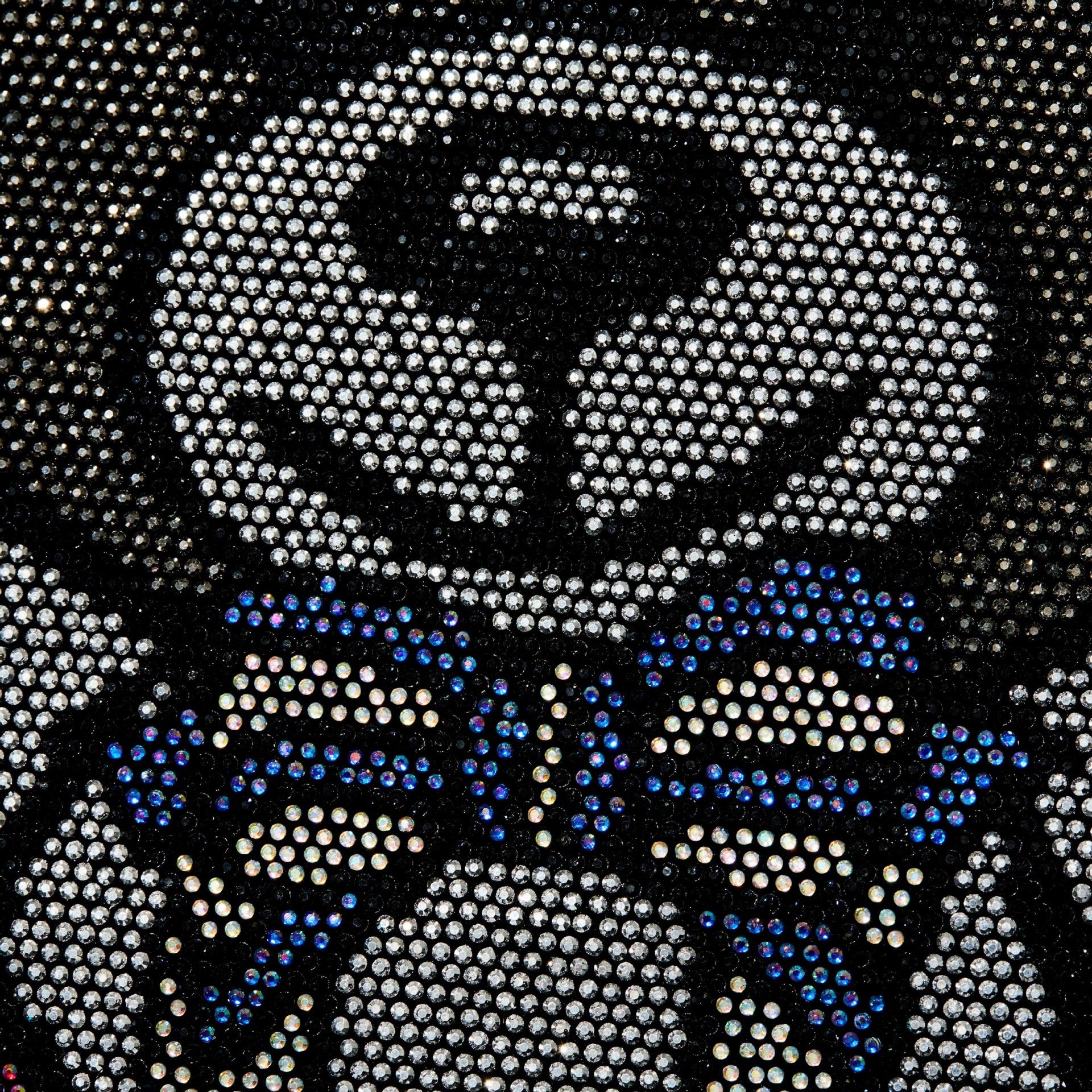 Hot sale rhinestone hotfix heat transfer bear design iron on T-shirt