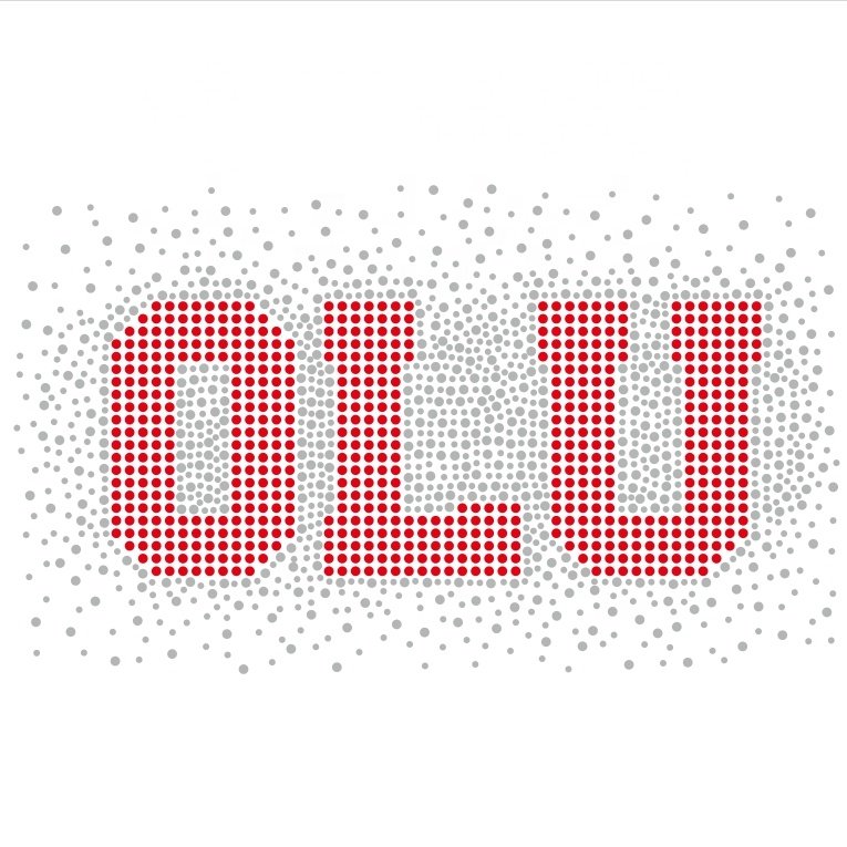 OLU Crystal Hot Fix Iron On Custom Rhinestone Heat Transfer Motif For Clothing